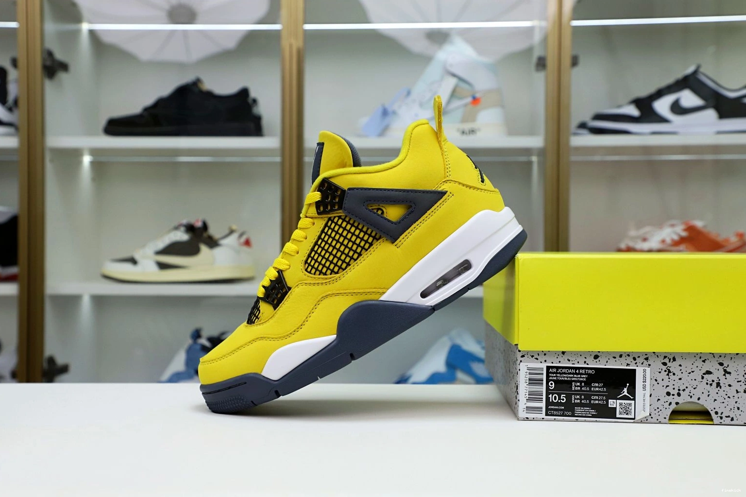 RETRO 2021 JORDAN 4 'LIGHTNING' JORDAN AIR AIR 0731